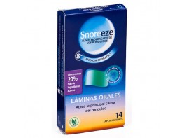 Imagen del producto Snoreeze láminas orales ronquidos 14 uds